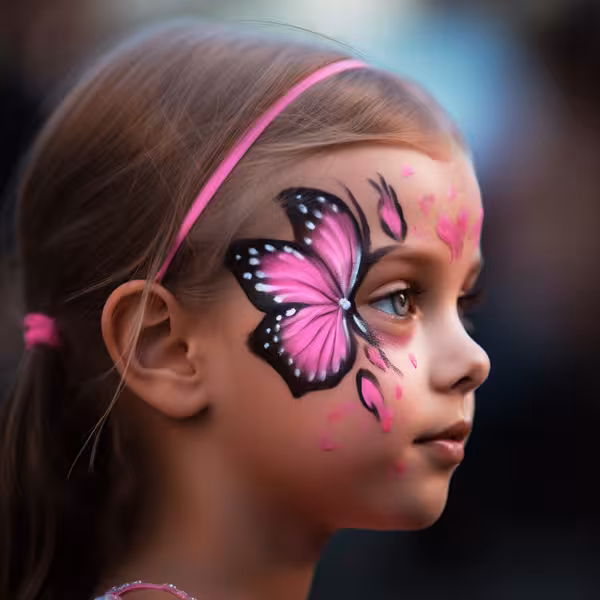 Oslikavanje lica na rođendanu - Spiderman